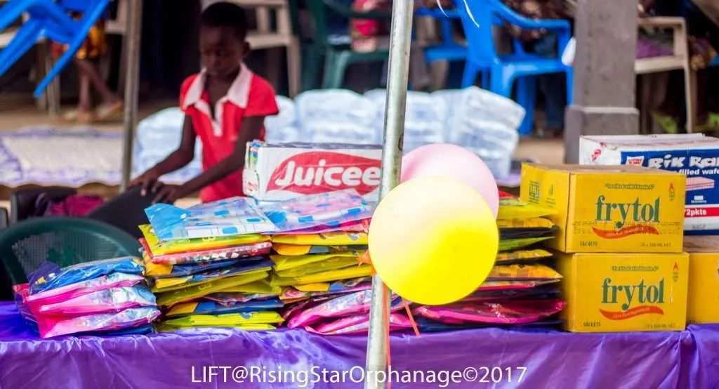 LiFT visits and donates to Rising Star Orphanage at Dodowa, Ghana.